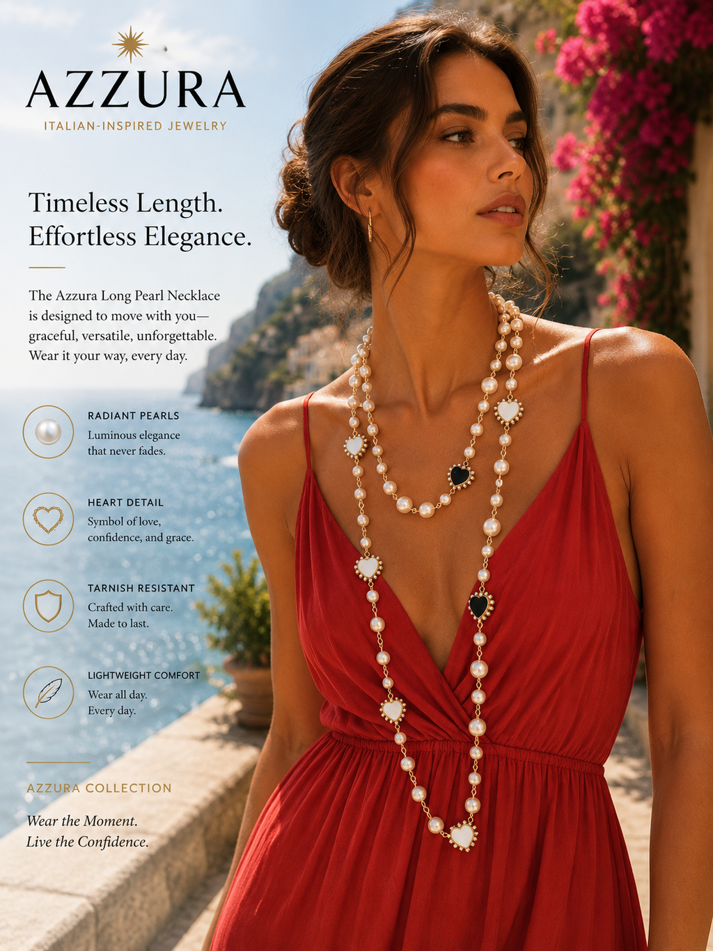 Dolce Pearls & Hearts Necklace