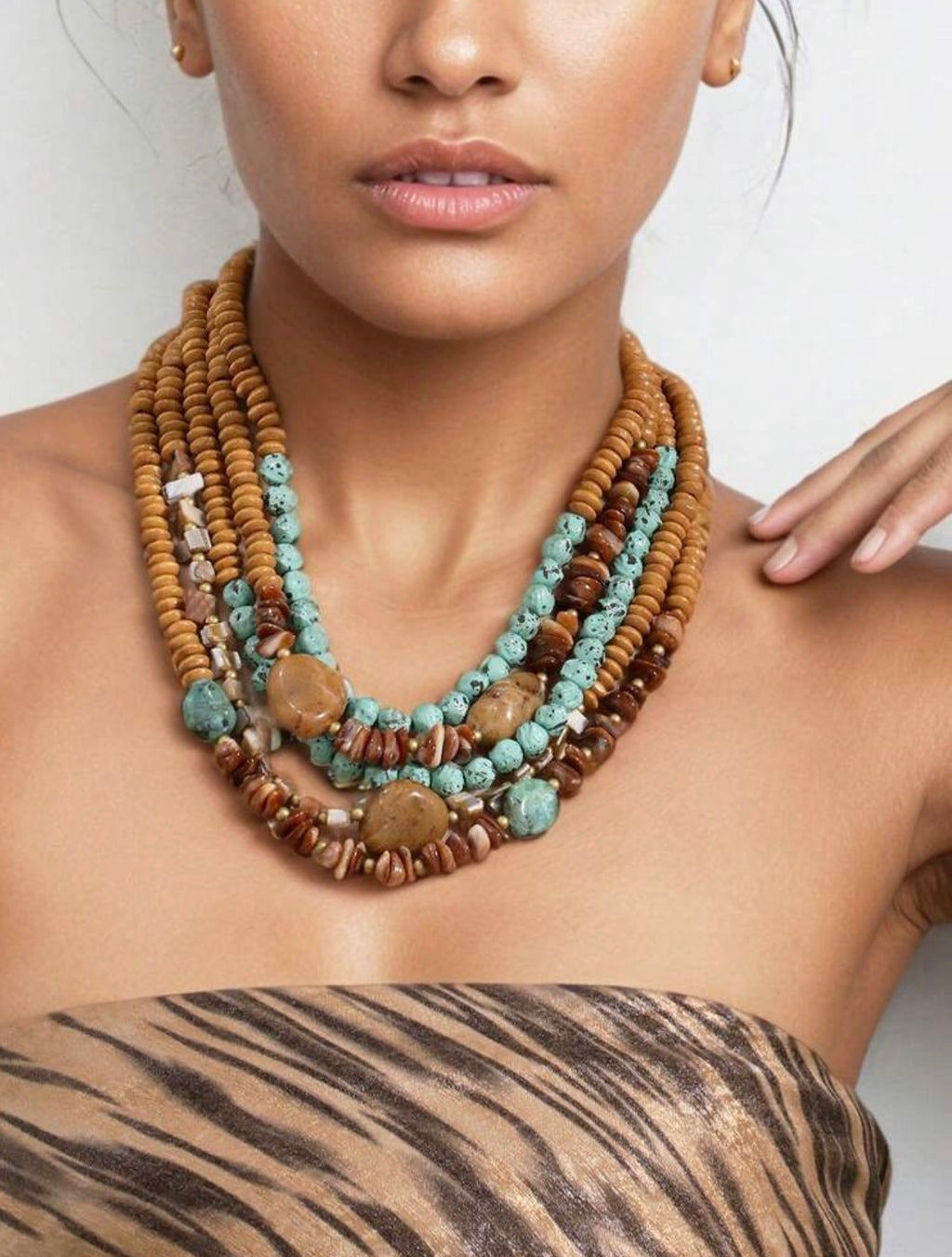 Turquoise Tide Boho Necklace