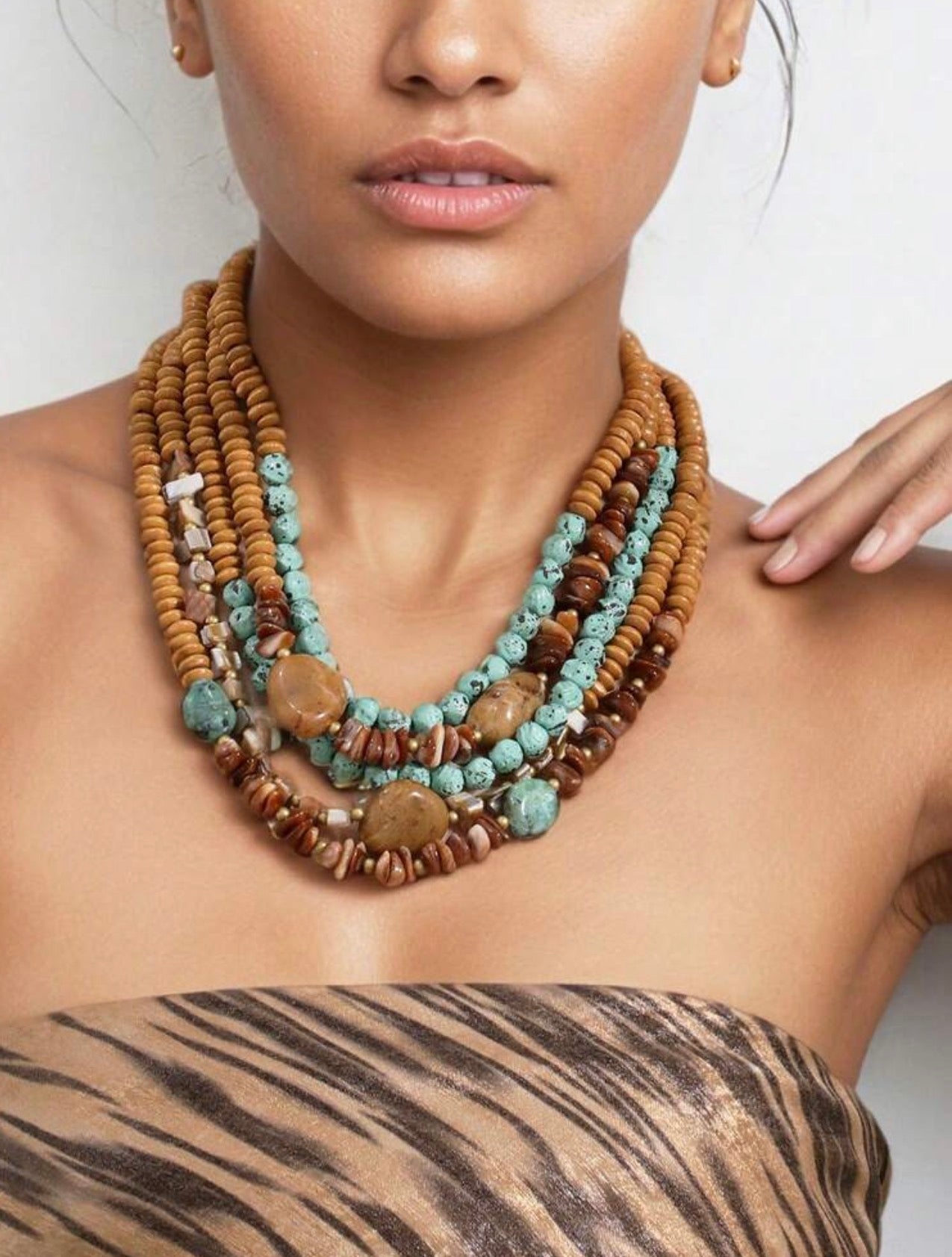 Turquoise Tide Boho Necklace