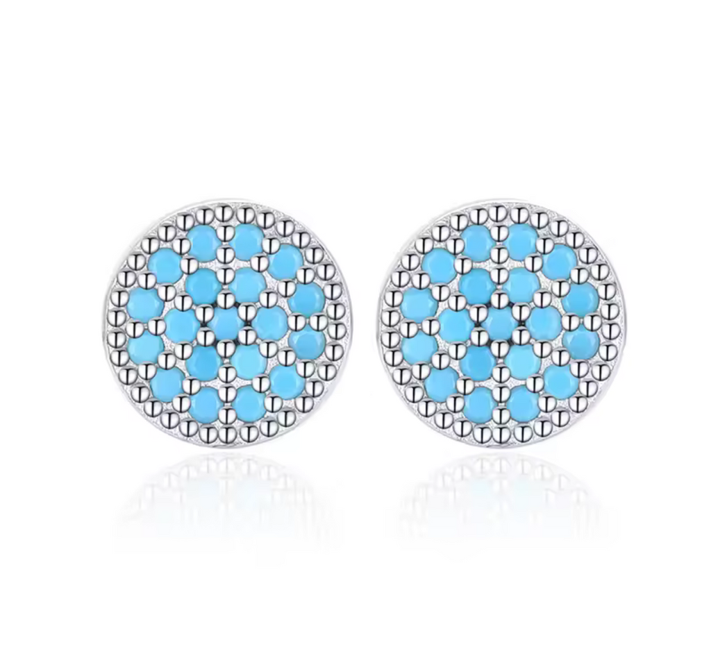 The Capri Mosaic Studs