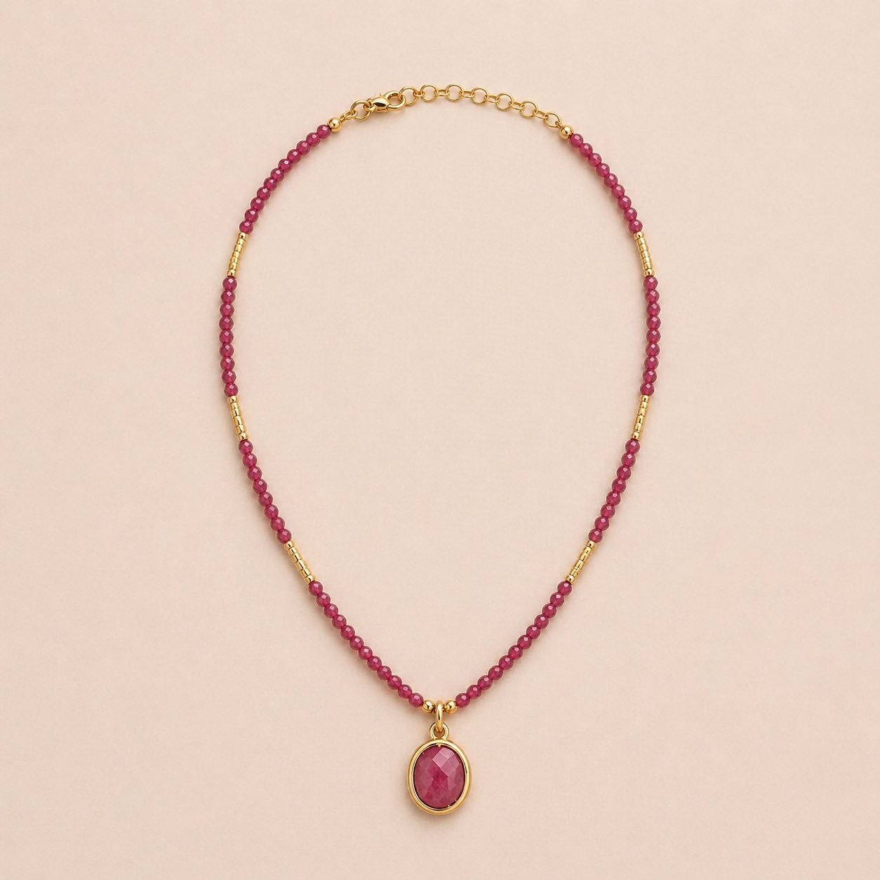 Viva Summer Faceted Gemstone Necklaces
