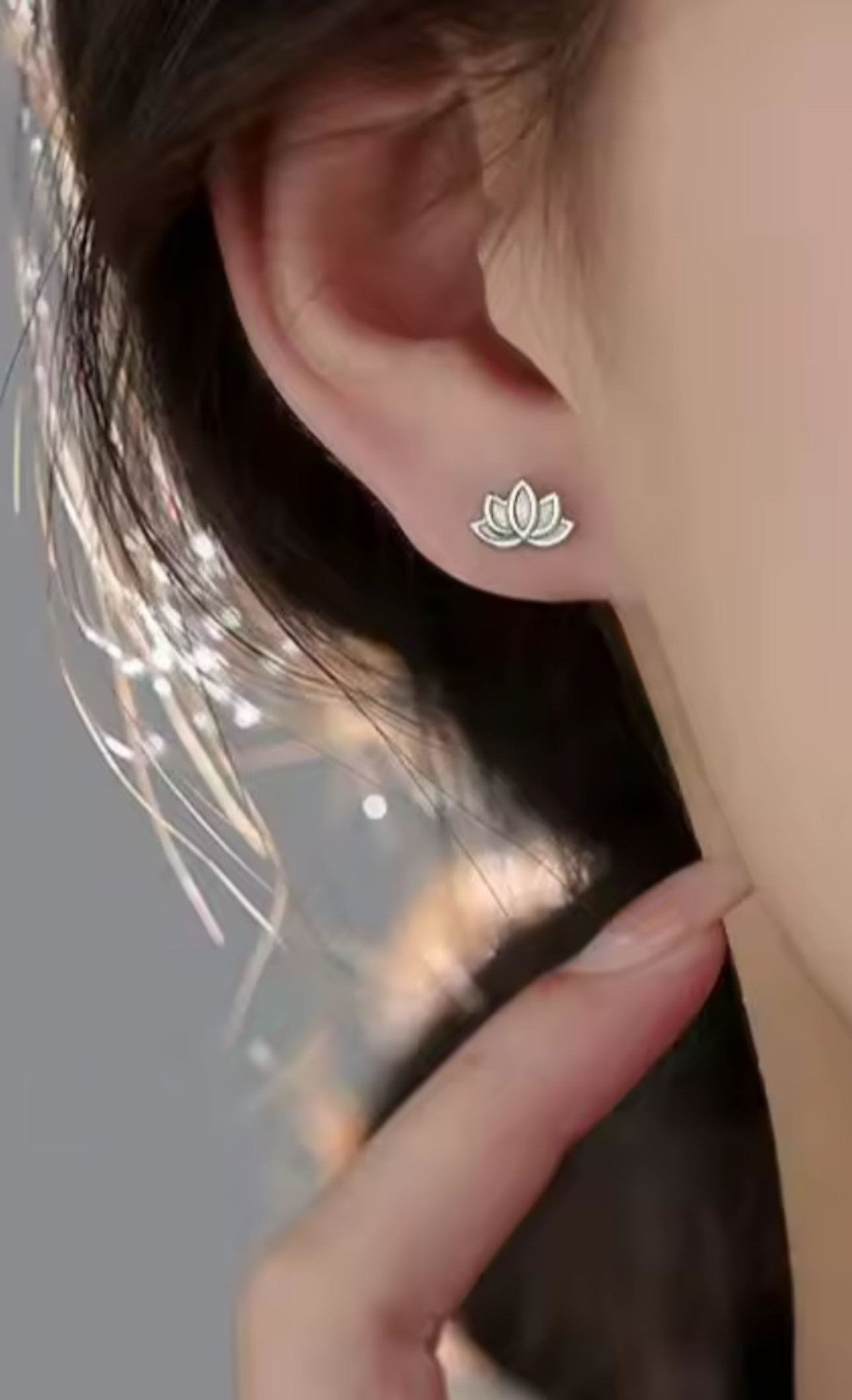 Lotus Earrings