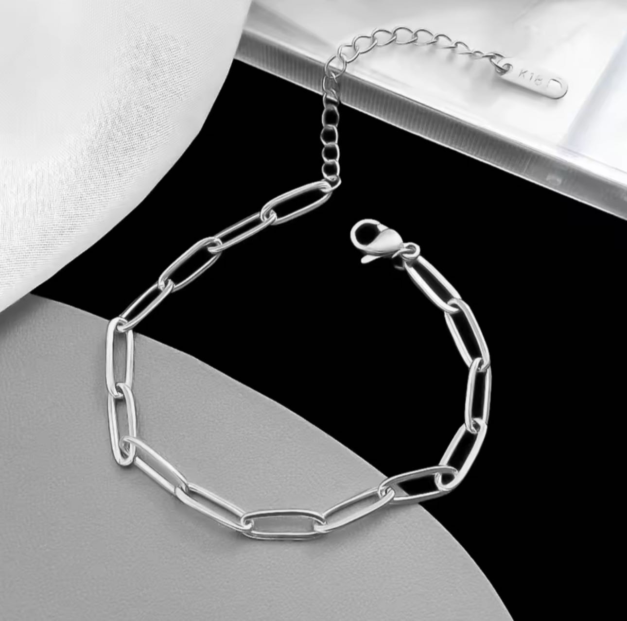 Paperclip Link Bracelet