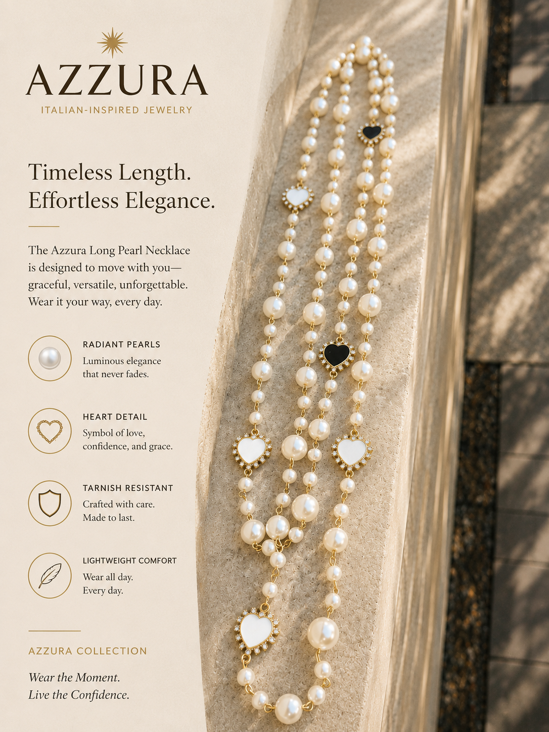 Dolce Pearls & Hearts Necklace