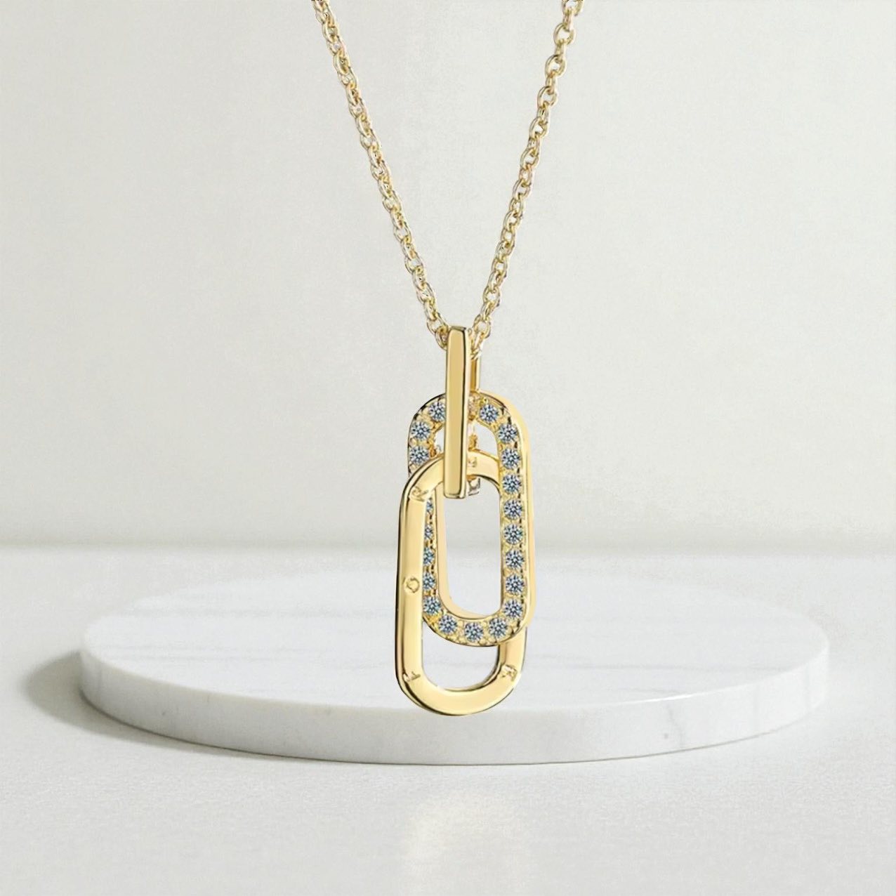 Linked In Love Necklace