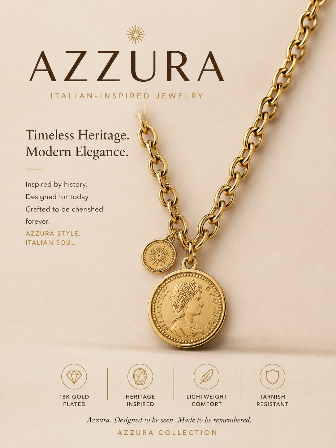 La Regina Coin Necklace