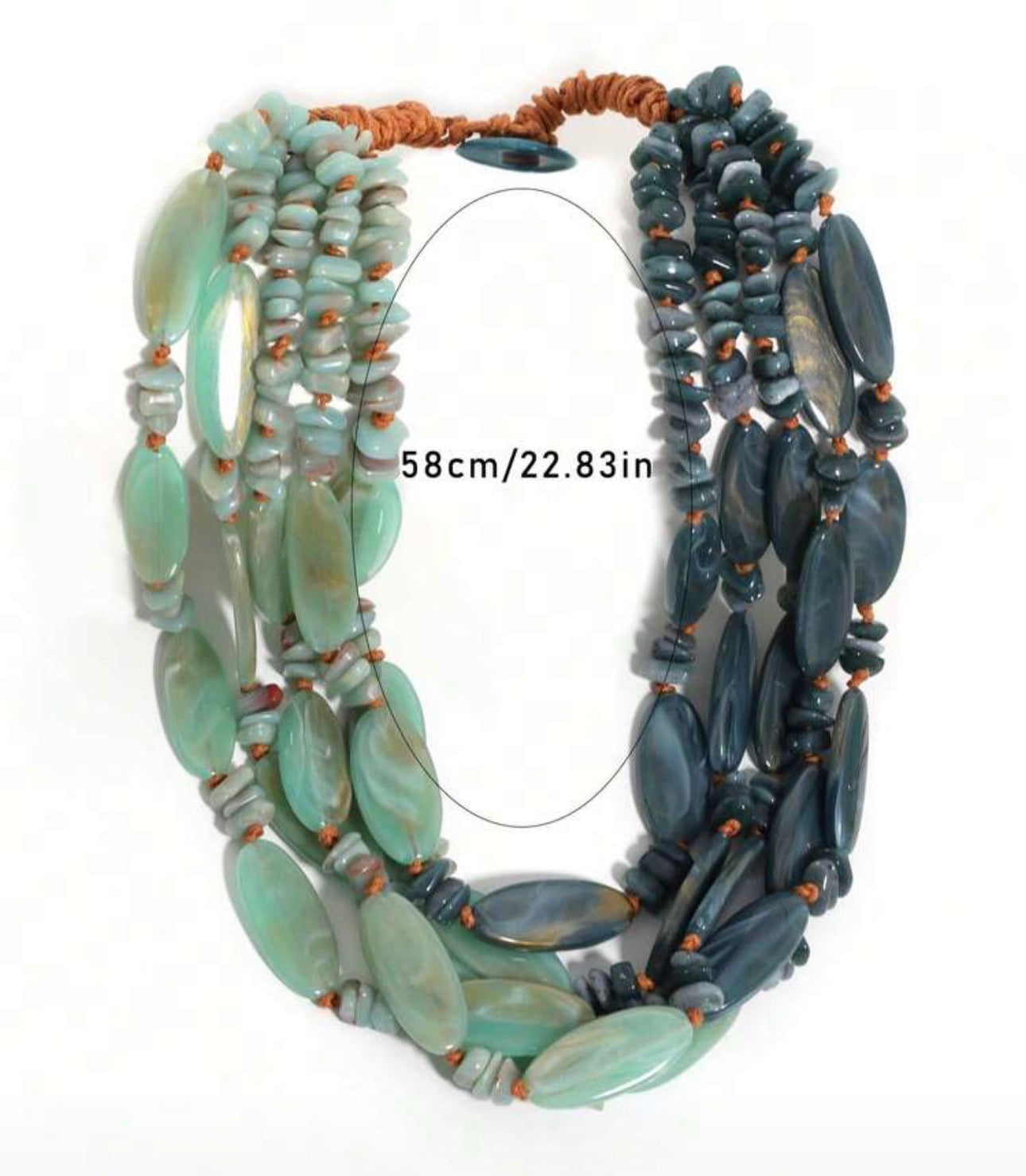 Mediterranean Waters Necklace