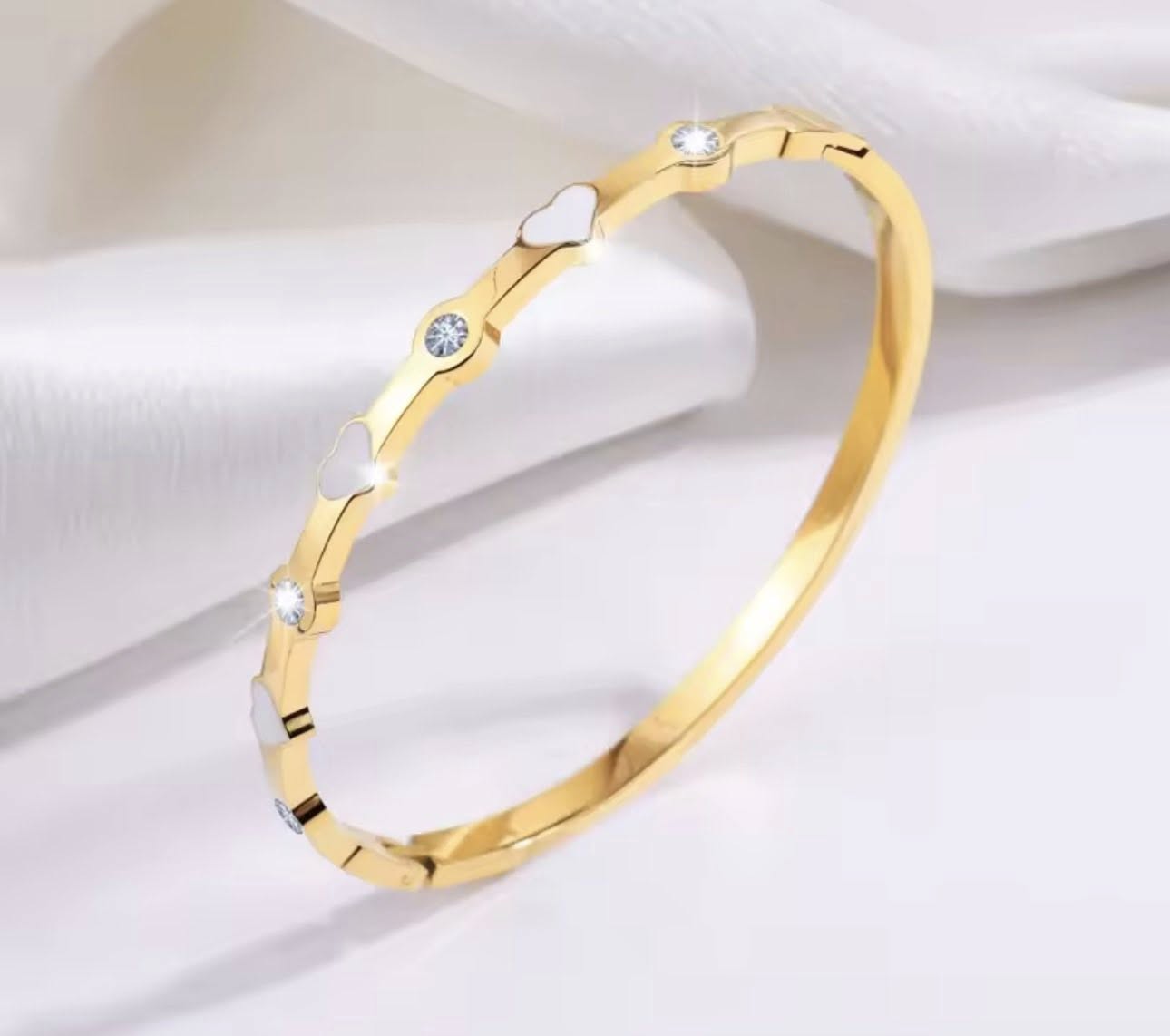 Heart & Soul Bangle Bracelet