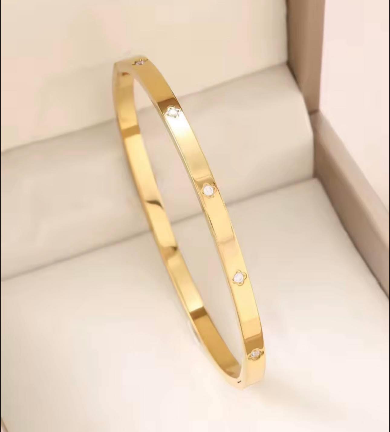 The Golden Moment Bangle Bracelet
