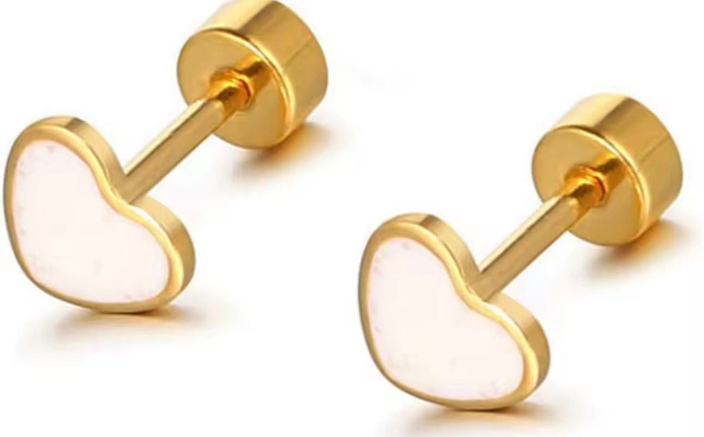 Heart Whisper Stud Earrings