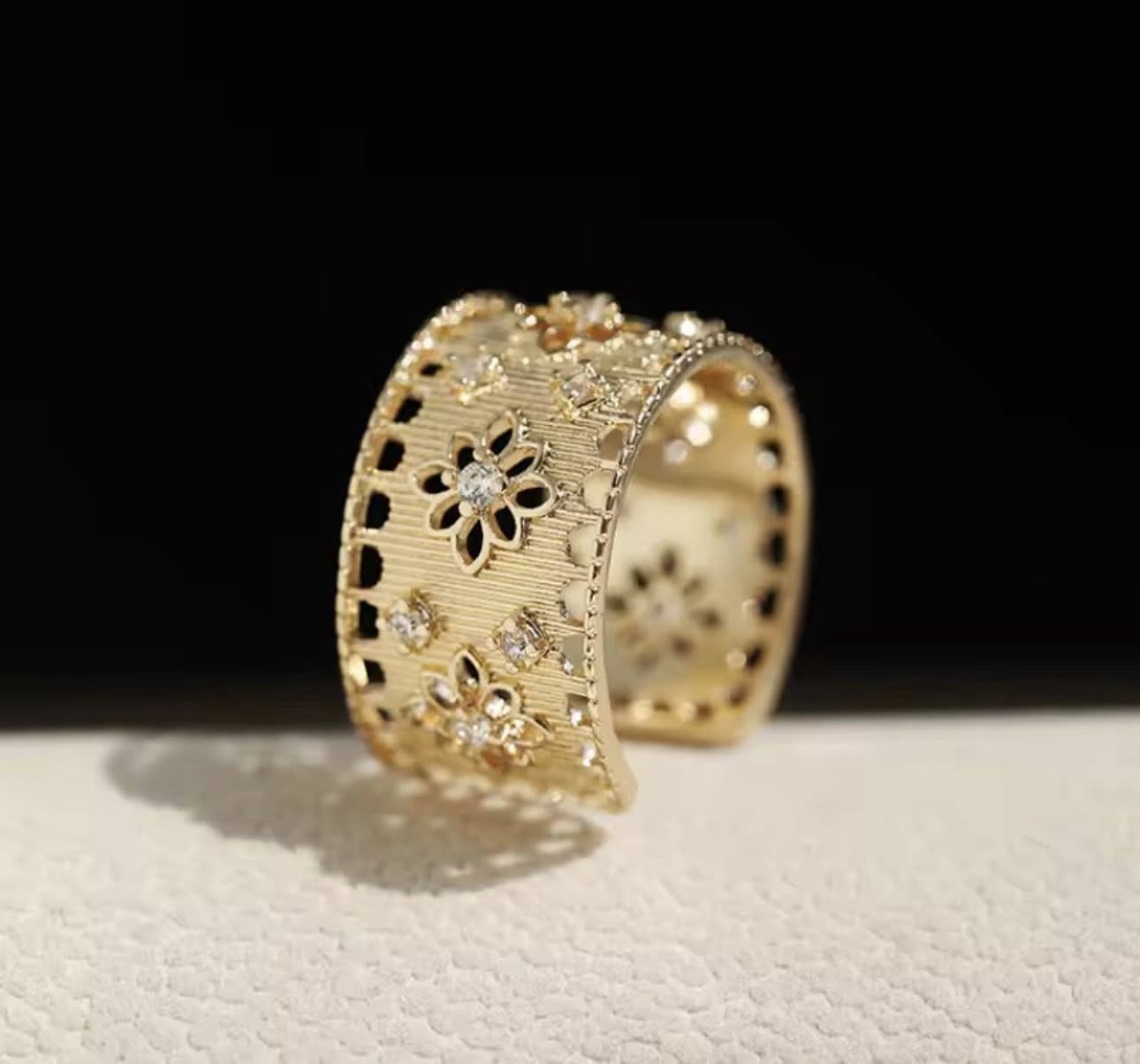 The Florence Estate Adjustable Ring