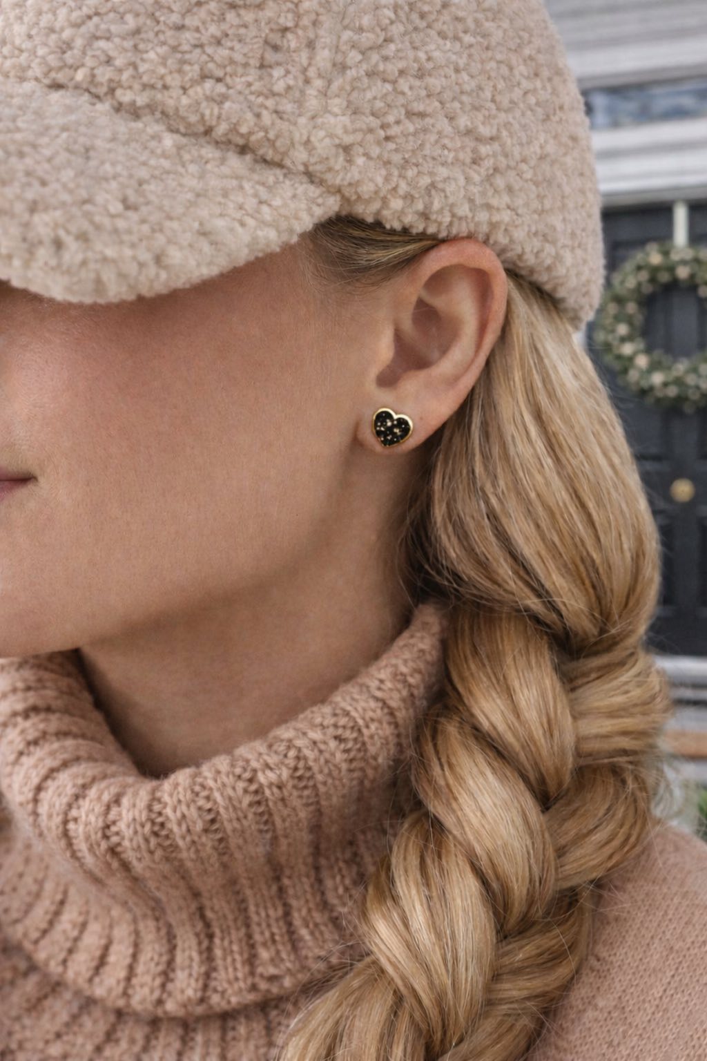 Heart Whisper Stud Earrings