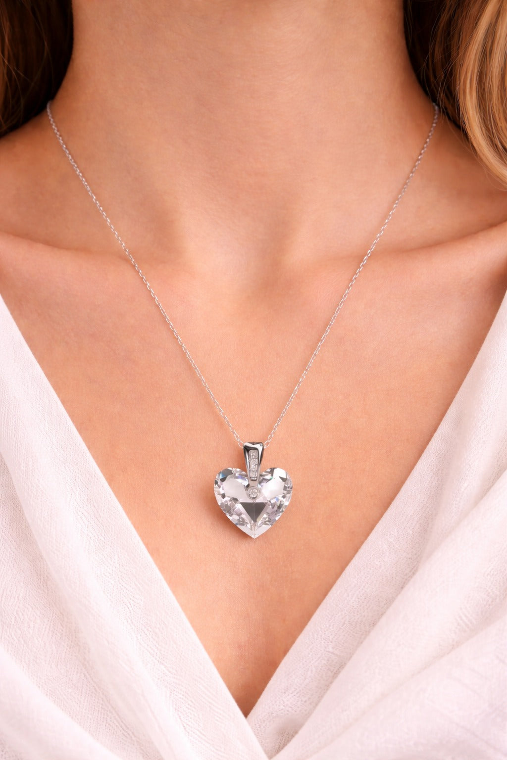 Swarovski Lumiere Heart Necklace