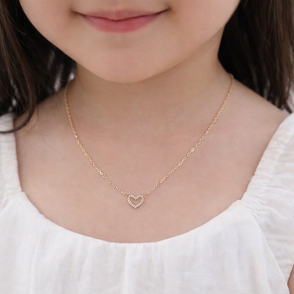Little Girls Luna Necklace