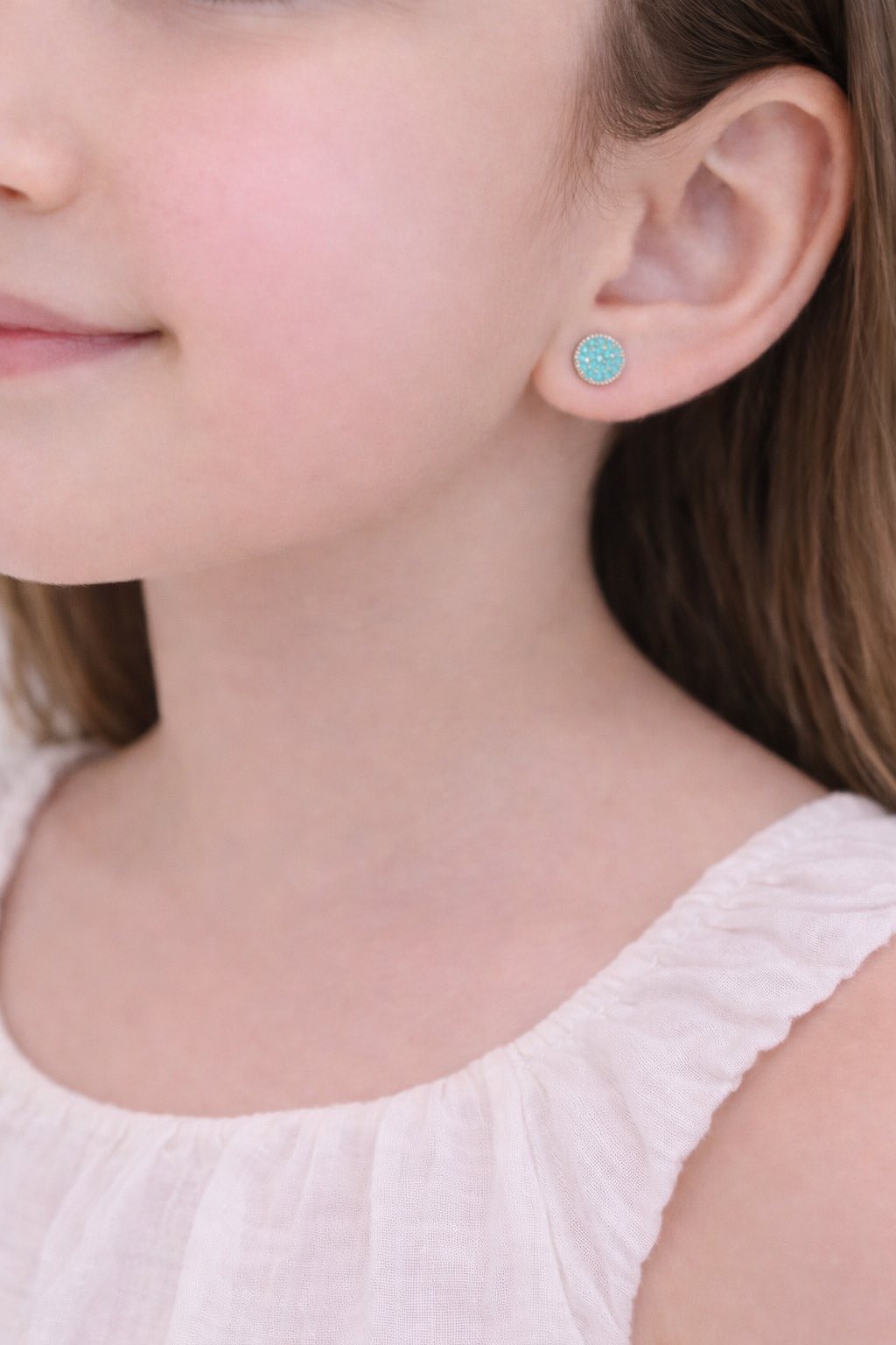 The Little Girls Capri Mosaic Studs
