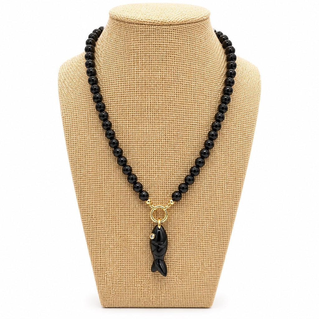 Catch Flights & Compliments Medium Crystal Bead Necklaces