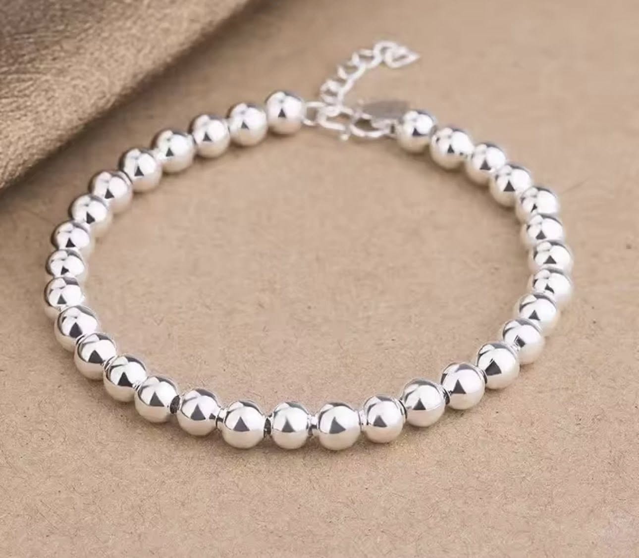 Silver Ball Bracelet