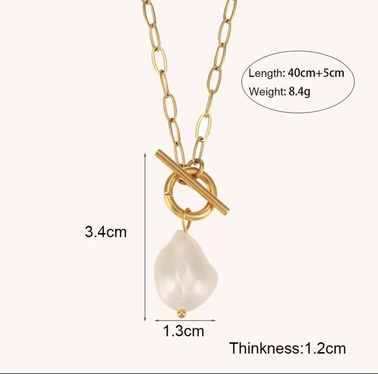 Freshwater Pearl Pendant Necklace