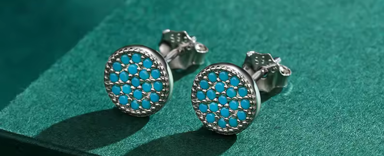 The Capri Mosaic Studs