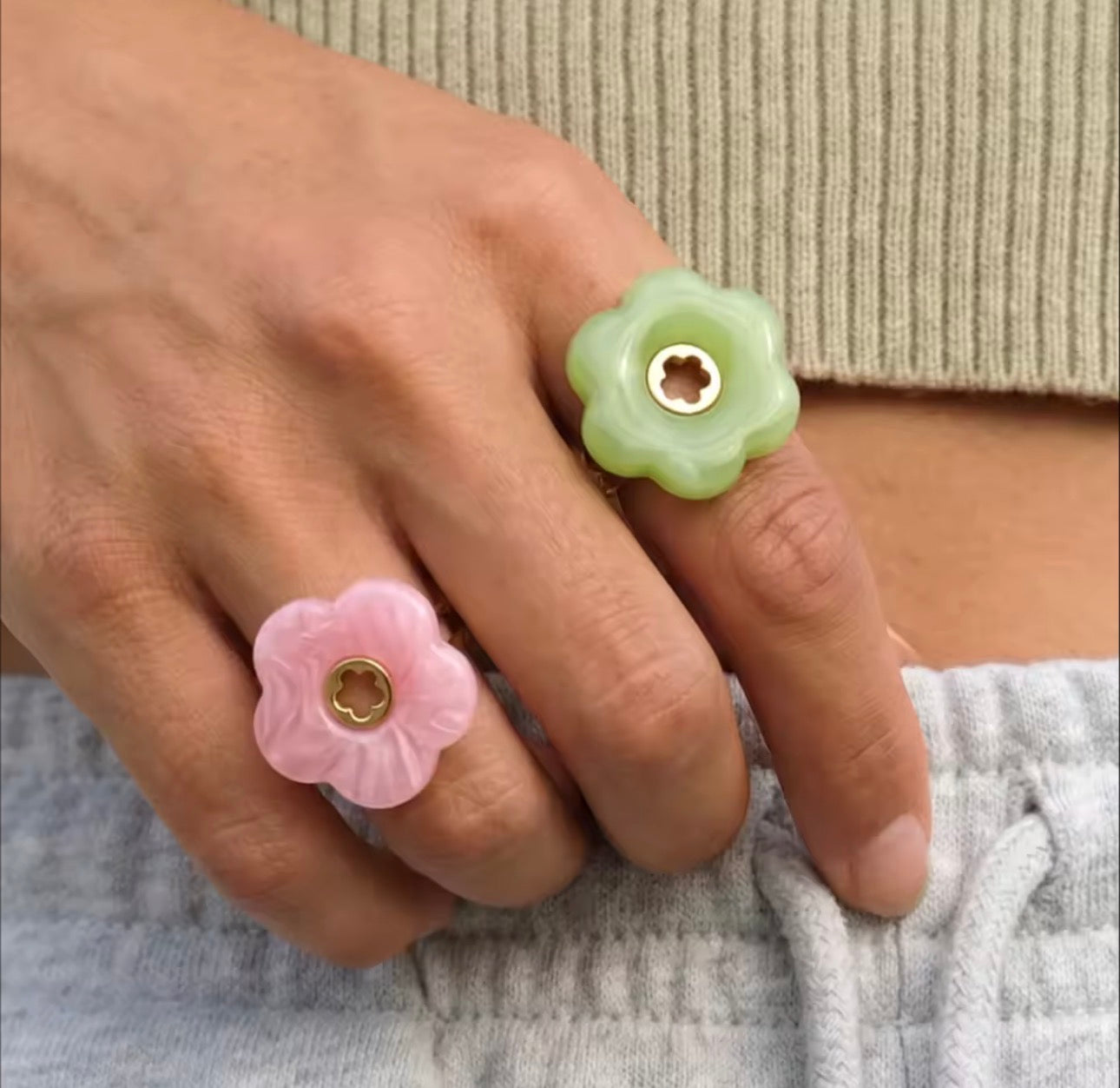 Bloom Adjustable Rings