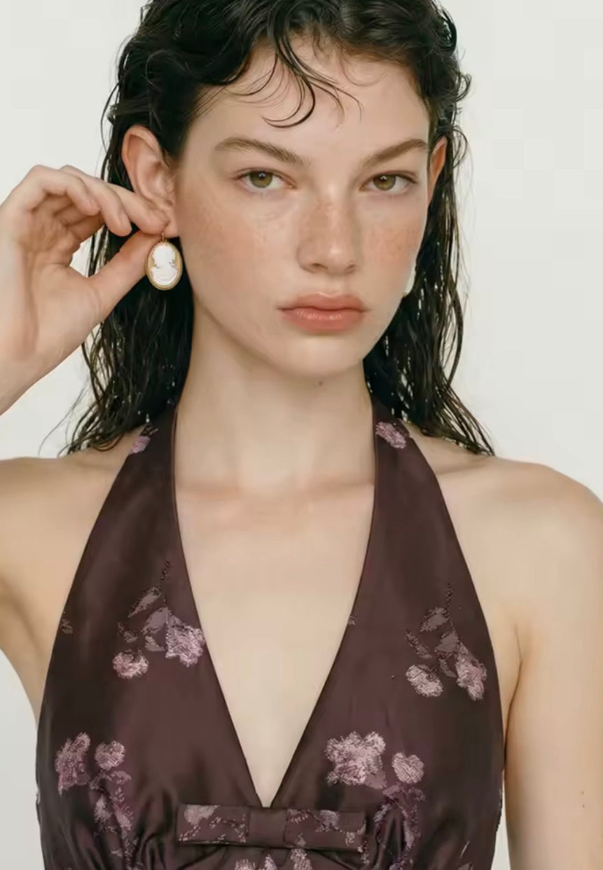 Cameo Drop Earrings