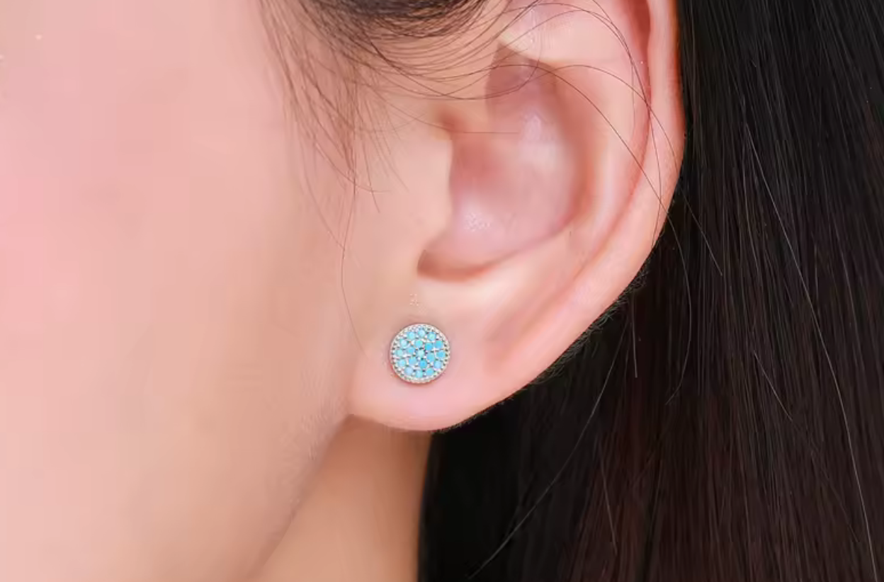 The Capri Mosaic Studs