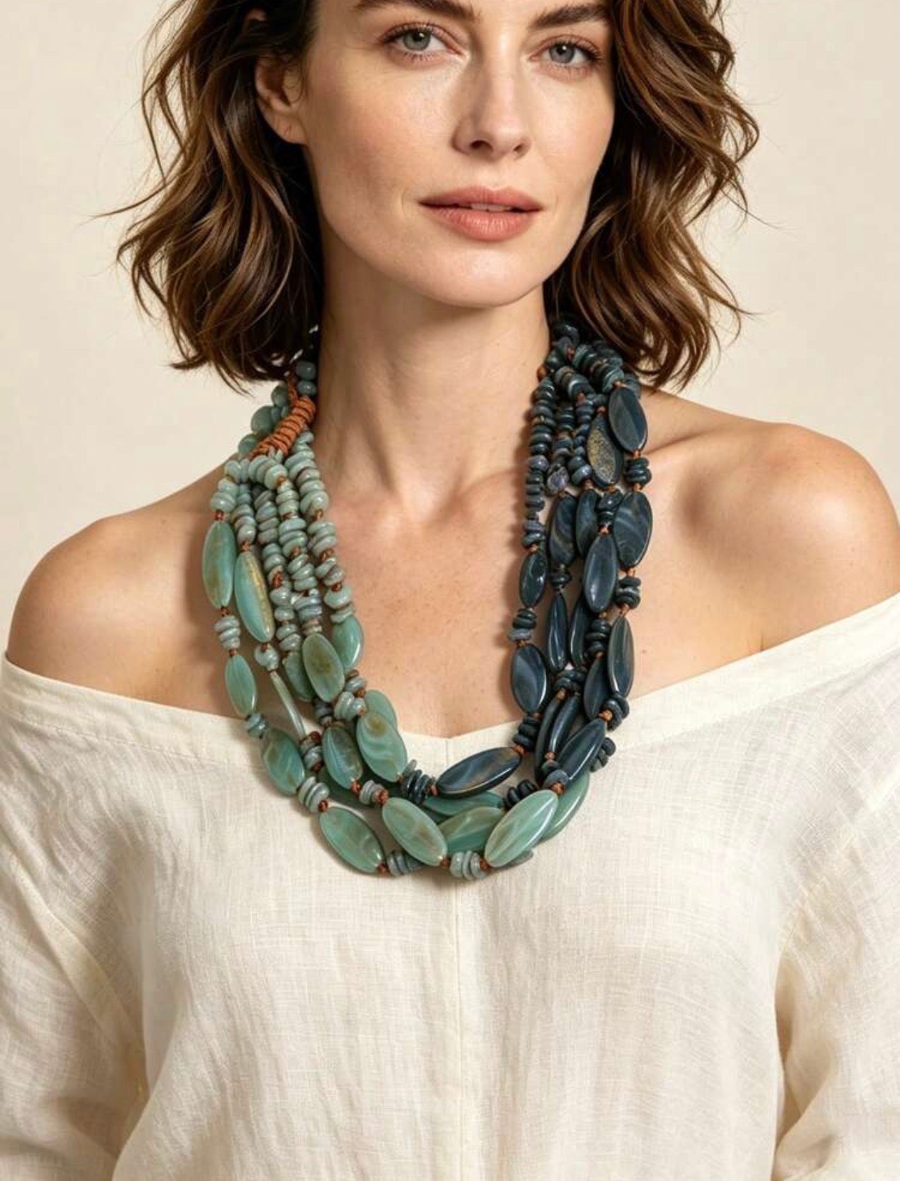 Mediterranean Waters Necklace