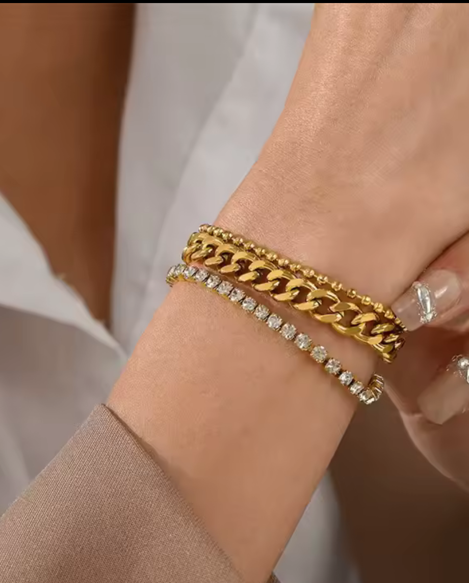 The Donna Luxe Tennis Bracelet