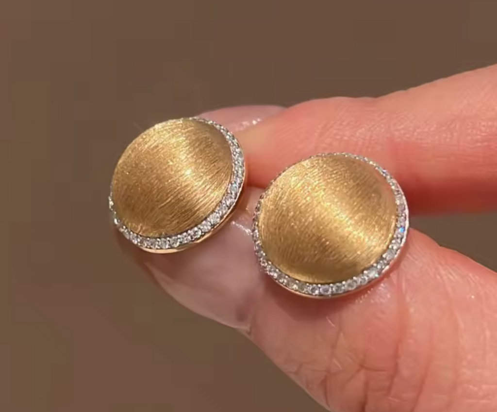 Golden Halo Studs