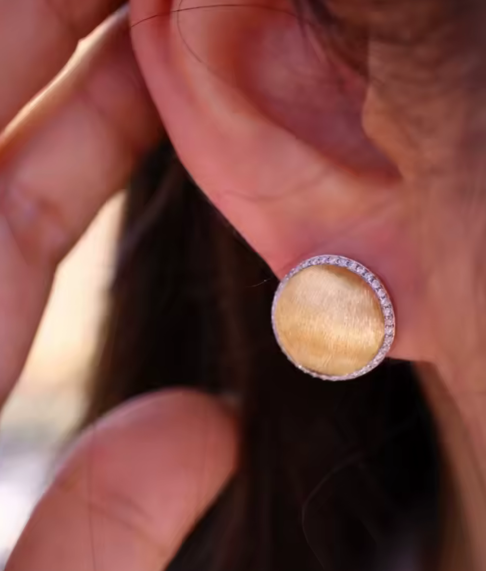 Golden Halo Studs