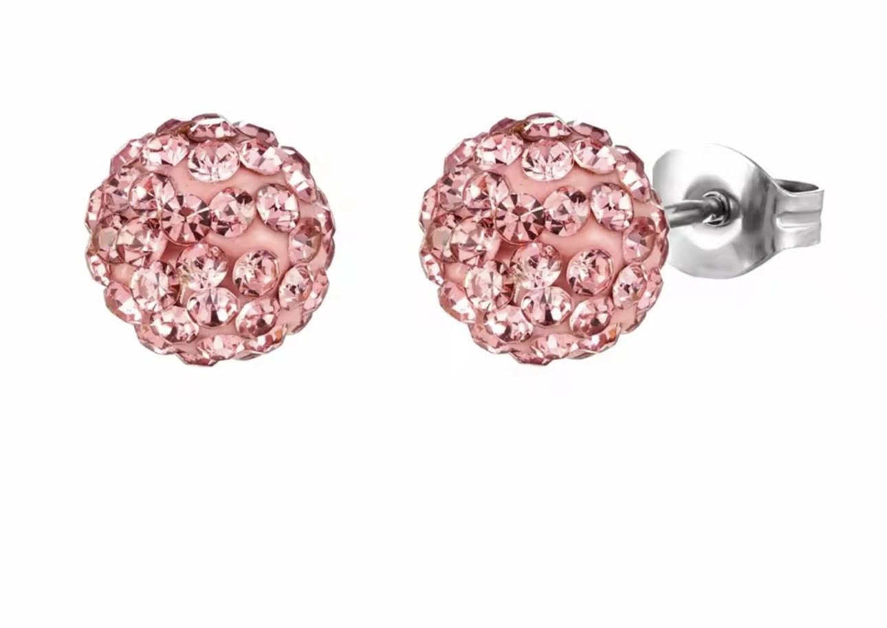 Sparkle Ball Stud Earrings