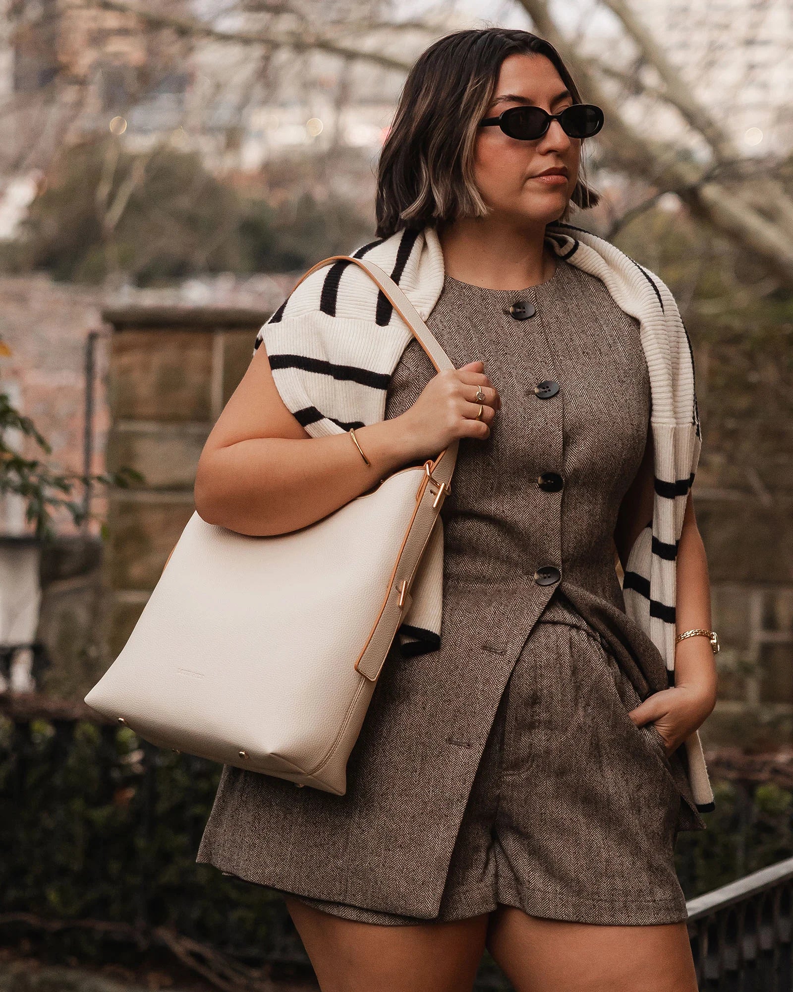 Audrey Louenhide Bucket Bag