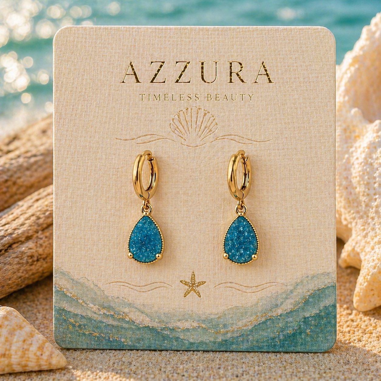 Capri Glow Drop Earrings