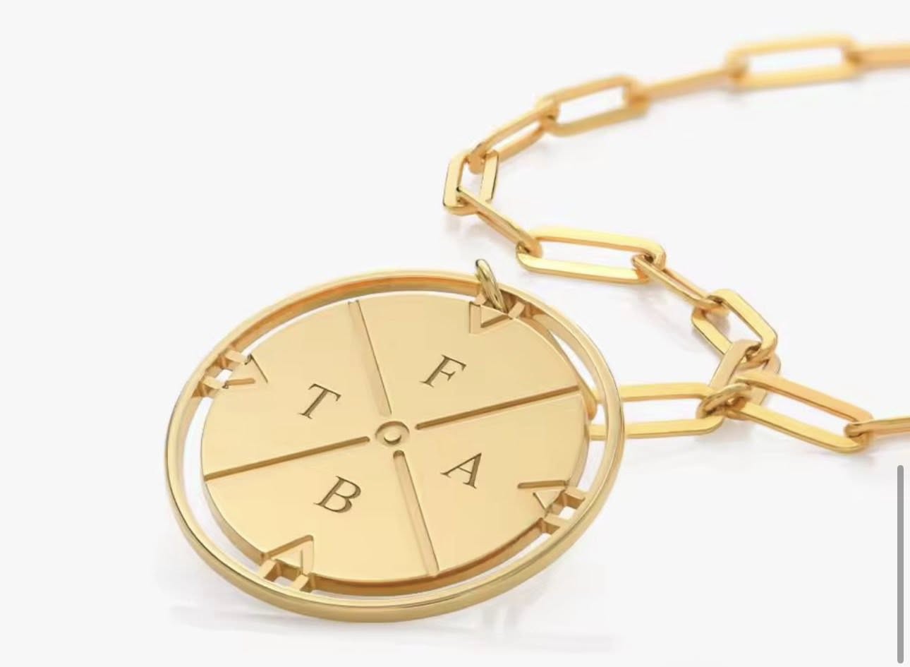 North Star Compass Customizable Necklace
